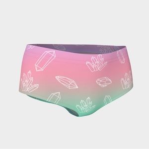 Ombré short bottoms crystal